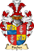 v.23 Coat of Family Arms from Germany for Fischer
