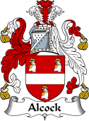 English Coat of Arms for Alcock