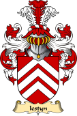 Welsh Family Coat of Arms (v.23) for Iestyn (FARCHOG, ruler of Glamorgan)