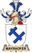 Republic of Austria Coat of Arms for Mayrhofer