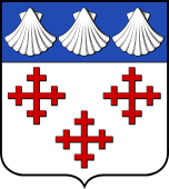 French Family Shield for Saint-Jacques