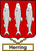 English Coat of Arms Shield Badge for Herring