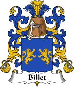 Coat of Arms from France for Billet