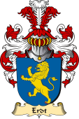 v.23 Coat of Family Arms from Germany for Erdt