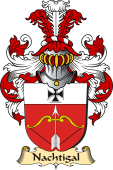v.23 Coat of Family Arms from Germany for Nachtigal