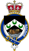 British Garter Coat of Arms for McNab (Scotland)
