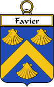 French Coat of Arms Badge for Favier