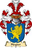 v.23 Coat of Family Arms from Germany for Heyder