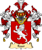 Italian Family Coat of Arms (v.25a) Rossi