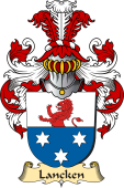v.23 Coat of Family Arms from Germany for Lancken