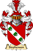 English Coat of Arms (v.23) for the family Stephenson or Stevenson