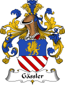 German Wappen Coat of Arms for Gässler