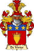 French Family Coat of Arms (v.23) for Vivier (de)
