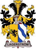 Swedish Coat of Arms for Lagerström
