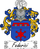 Araldica Italiana Coat of arms used by the Italian family Federici