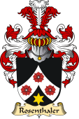 v.23 Coat of Family Arms from Germany for Rosenthaler