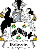 English Coat of Arms for Baldwin (1662)