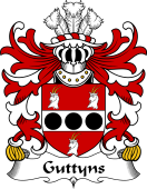Welsh Coat of Arms for Guttyns (from Einion ap Gollwyn)