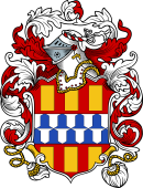 English or Welsh Coat of Arms for Harlow (London and Northamptonshire)