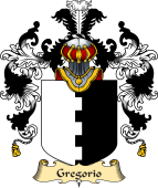 Italian Family Coat of Arms (v.25a) Gregorio