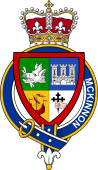 Families of Britain Coat of Arms Badge for: McKinnon (Scotland)