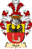 v.23 Coat of Family Arms from Germany for Heidl