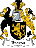 English Coat of Arms for Brocas