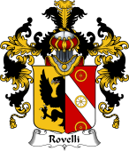 Italian Family Coat of Arms (v.25b) Rovelli
