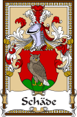 German Coat of Arms Wappen Bookplate  for Schäde