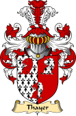 English Coat of Arms (v.23) for the family Thayer