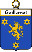 French Coat of Arms Badge for Guillemot