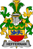 Irish Coat of Arms for Heffernan or O'Heffernan
