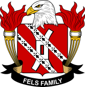 Coat of arms used by the Fels family in the United States of America