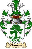 Irish Family Coat of Arms (v.23) for O'Finaghty or Finnerty