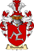 Welsh Family Coat of Arms (v.23) for Rheinhallt (Reginald, King of Man)