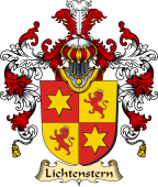 German Coat of Arms (v.25b) Lichtenstern