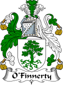 Irish Coat of Arms for O'Finaghty or Finnerty