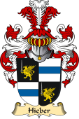 v.23 Coat of Family Arms from Germany for Hieber