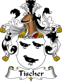 German Wappen Coat of Arms for Tischer