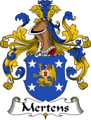 German Wappen Coat of Arms for Mertens