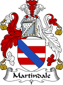 English Coat of Arms for the family Martindale