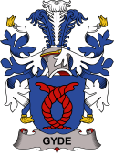 Coat of arms used by the Danish family Gyde