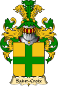 French Family Coat of Arms (v.23) for Saint-Croix