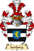 v.23 Coat of Family Arms from Germany for Isenburg