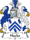 English Coat of Arms for Huck (s)