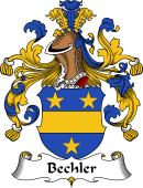 German Wappen Coat of Arms for Bechler