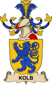 Republic of Austria Coat of Arms for Kolb (von Frankenheld)