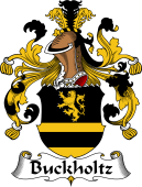 German Wappen Coat of Arms for Buckholtz