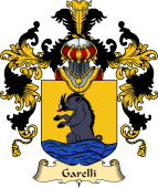 Italian Family Coat of Arms (v.25a) Garelli