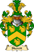 Irish Family Coat of Arms (v.23) for Skereth or Skerett